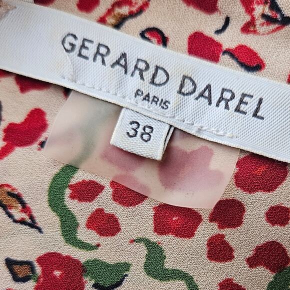 Gerard Darel Printed Blouse Size 38/ XL - Picture 3 of 4